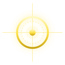 Sniper Shot grade emblem, a bright gold reticle